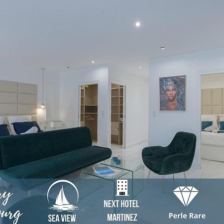 Luxury Maubourg - Vue Mer - Croisette 50M Plage - Clim - Terrasse Cannes Dış mekan fotoğraf