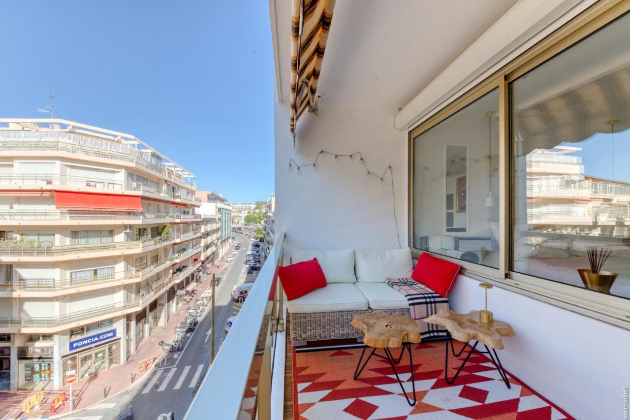 Luxury Maubourg - Vue Mer - Croisette 50M Plage - Clim - Terrasse Cannes Dış mekan fotoğraf