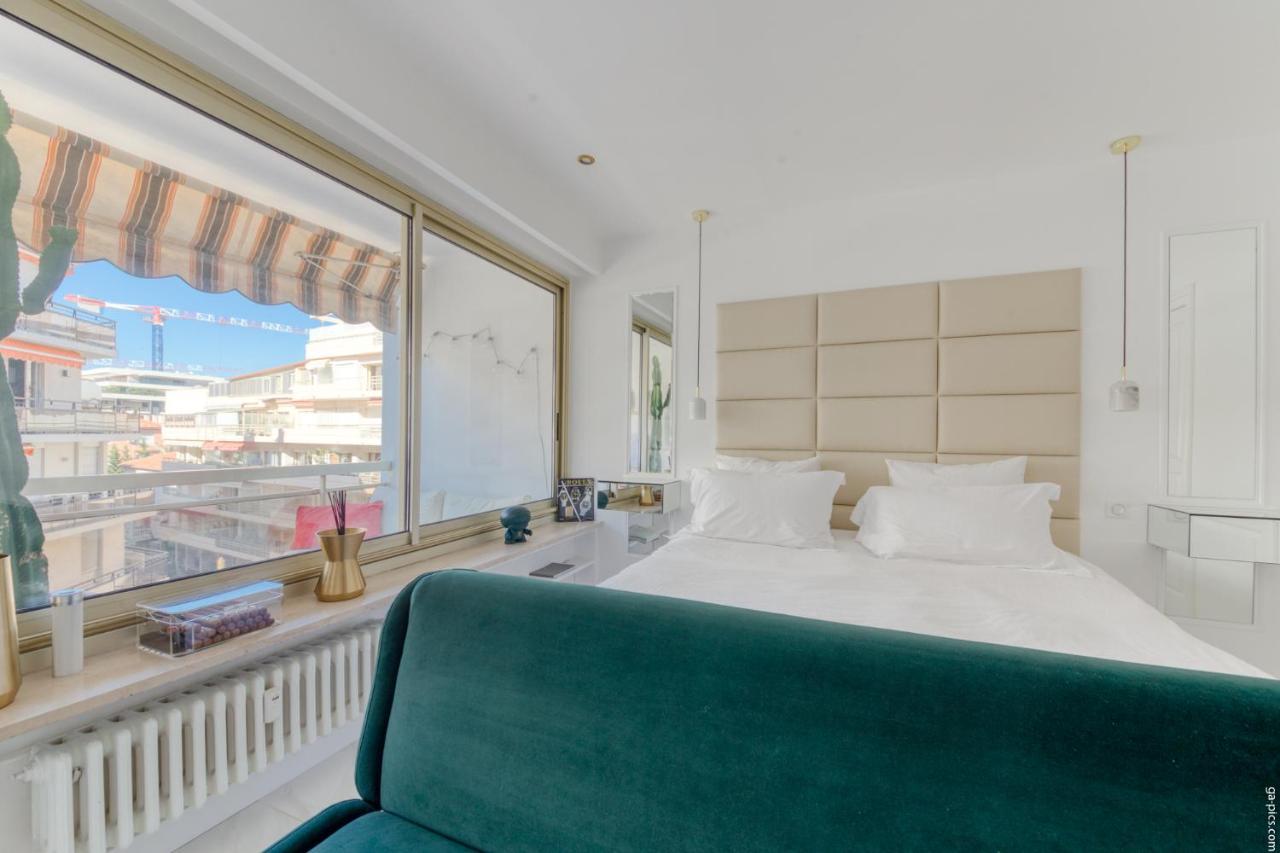Luxury Maubourg - Vue Mer - Croisette 50M Plage - Clim - Terrasse Cannes Dış mekan fotoğraf